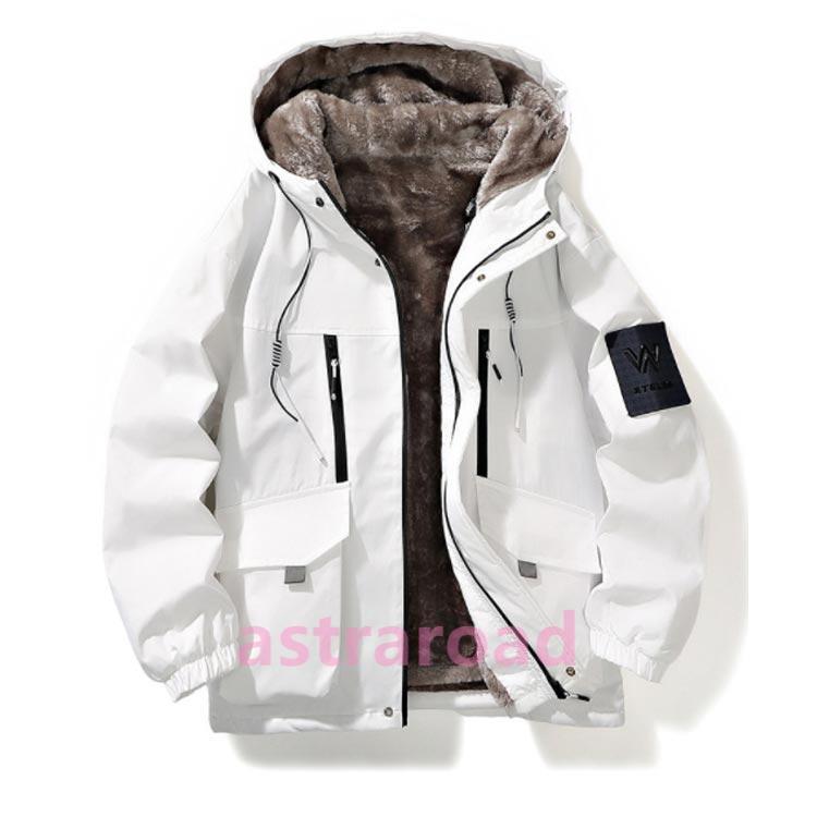 マウンテンパーカー メンズ 裏起毛 ジャケット あったか もこもこ ボア