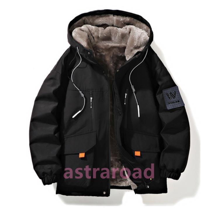 マウンテンパーカー メンズ 裏起毛 ジャケット あったか もこもこ ボアジャケット 秋冬 防寒アウター 撥水 ウインドブレーカー ジャンパー マウンテンパーカー メンズ 裏起毛 ジャケット あったか もこもこ ボア