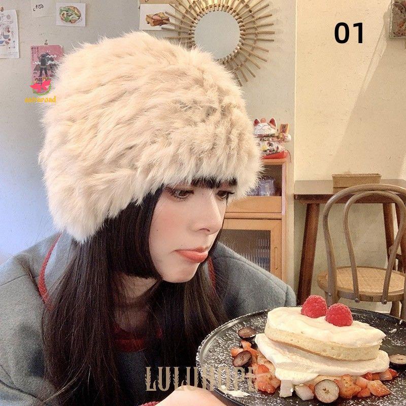 帽子 レディース 冬 ラビットファー帽子 キャスケット ハット ニット