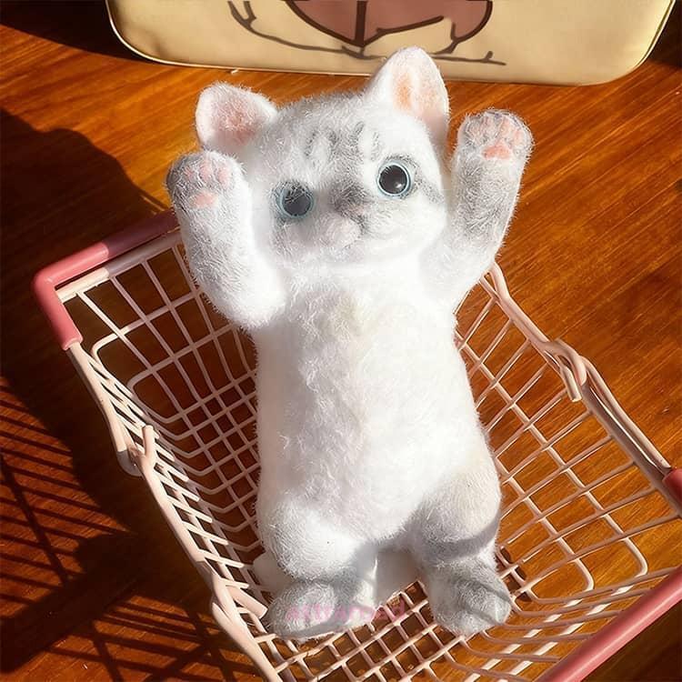 特大 リアル ねこ 20cm グッズ 萌え 大きい スクイーズ 猫 柔らかい