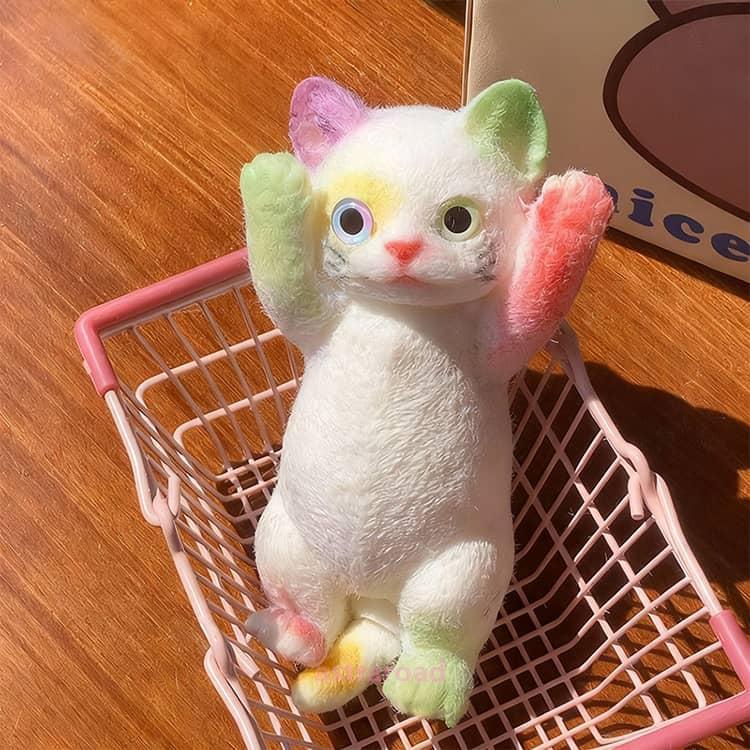 特大 リアル ねこ 20cm グッズ 萌え 大きい スクイーズ 猫 柔らかい