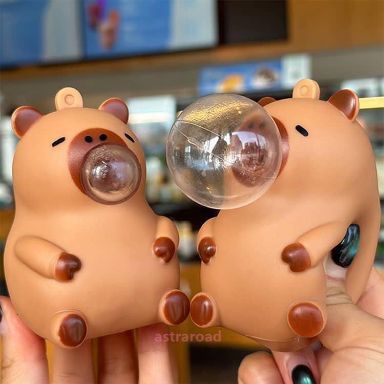 豚 ストレス解消 犬 スクイーズ 握ると口から風船が出る！ パンダ 動物