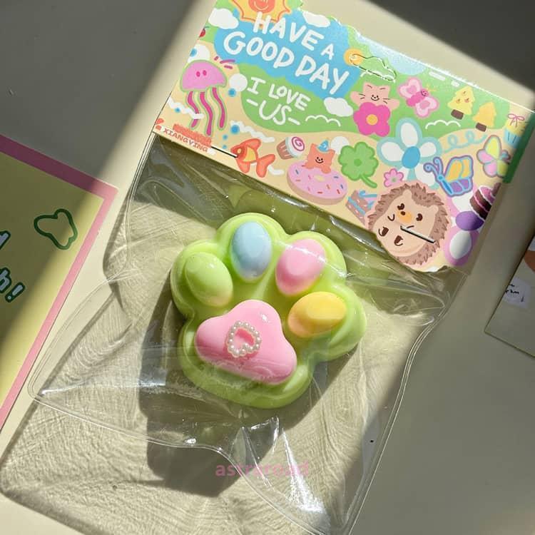 ストレス解消 柔らかい おもちゃ 5個セット スクイーズ さくら グッズ