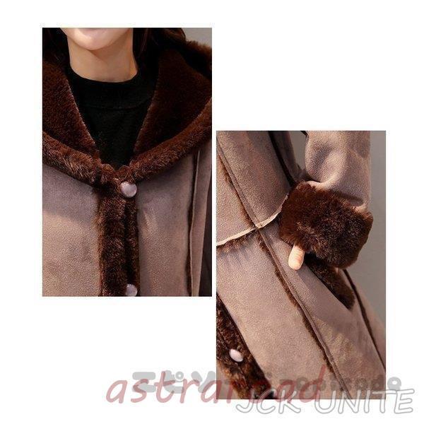 コート レディース ムートンコート 超ロング フード付き 裏ボア