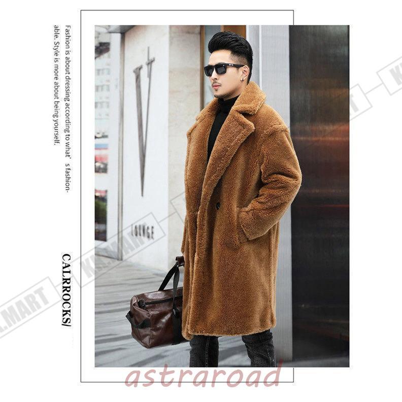 ムートンコート フリースコート メンズ ボアジャケット ボアコート