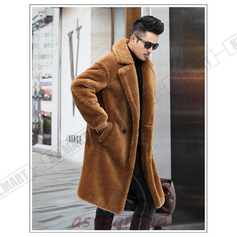 ムートンコート フリースコート メンズ ボアジャケット ボアコート