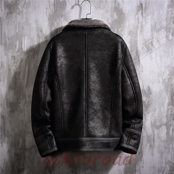 ムートンコート ボアジャケット メンズ ジャケット スエード 裏起毛