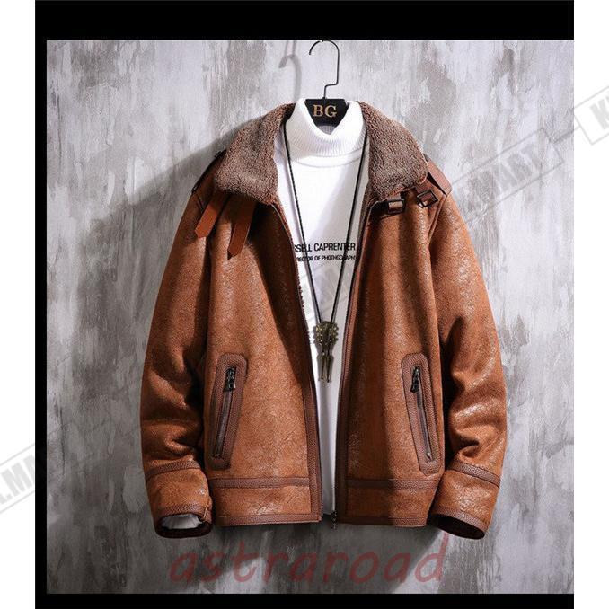 本革 ハンドクラフト クルミボタン ウエスタンレザースエードムートンジャケット schott - L ショット レザー ムートンジャケット 茶 革調くるみボタン