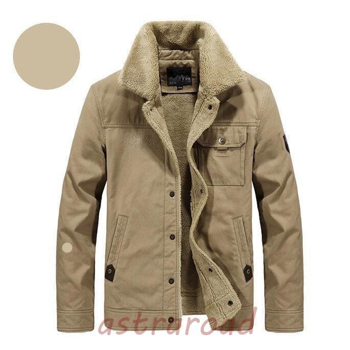 メンズ 裏ボア ジャケット ジャンパー ミリタリージャケット トラック