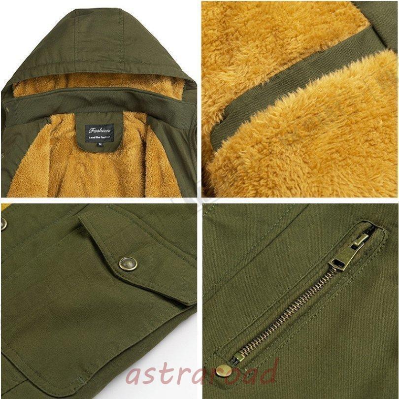 モッズコート ミリタリージャケット 裏起毛 メンズ マウンテンパーカー