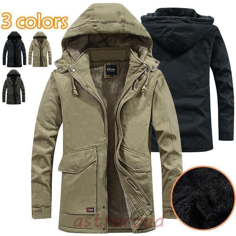 フード付きコート モッズコート メンズ 裏フリースジャケット ミリタリー 厚手 裏起毛 秋冬 アウター コート 防寒ブルゾン 大きいサイズ 冬服 あったか 3色 フード付きコート モッズコート メンズ 裏フリースジャケット