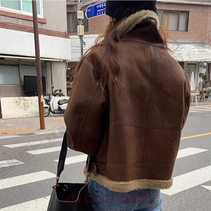 レザージャケット 革ジャケット レディース 冬 アウター ボア 裏起毛