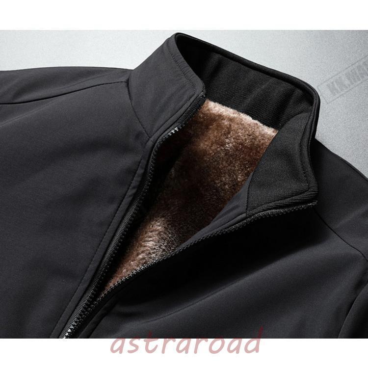 ミリタリージャケット メンズ 防寒 ボアジャケット ジップアップ 裏起毛 暖かい 立て襟 裏ボア アウター ジャンパー 秋物 ミリタリージャケット メンズ 防寒 ボアジャケット ジップアップ 裏