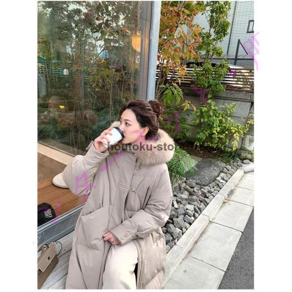 ダウンコート 超ロング レディース 91-95％ダウン 上品 ダウン