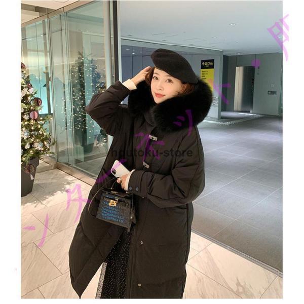 ダウンコート 超ロング レディース 91-95％ダウン 上品 ダウン