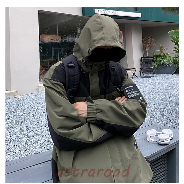 爆買 ジャケット メンズ フード付き マウンテンパーカー 長袖 撥水