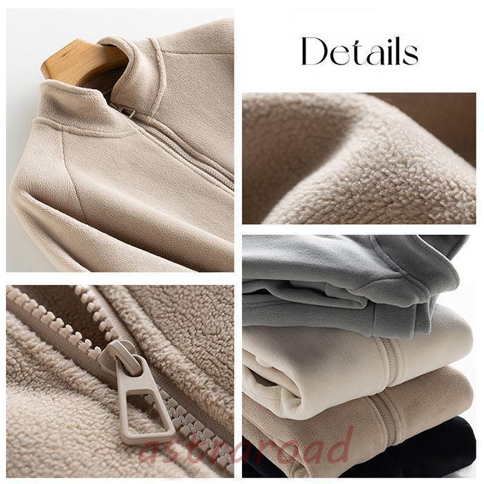 フリースジャケット ボア コート レディース ジップアップ フリース