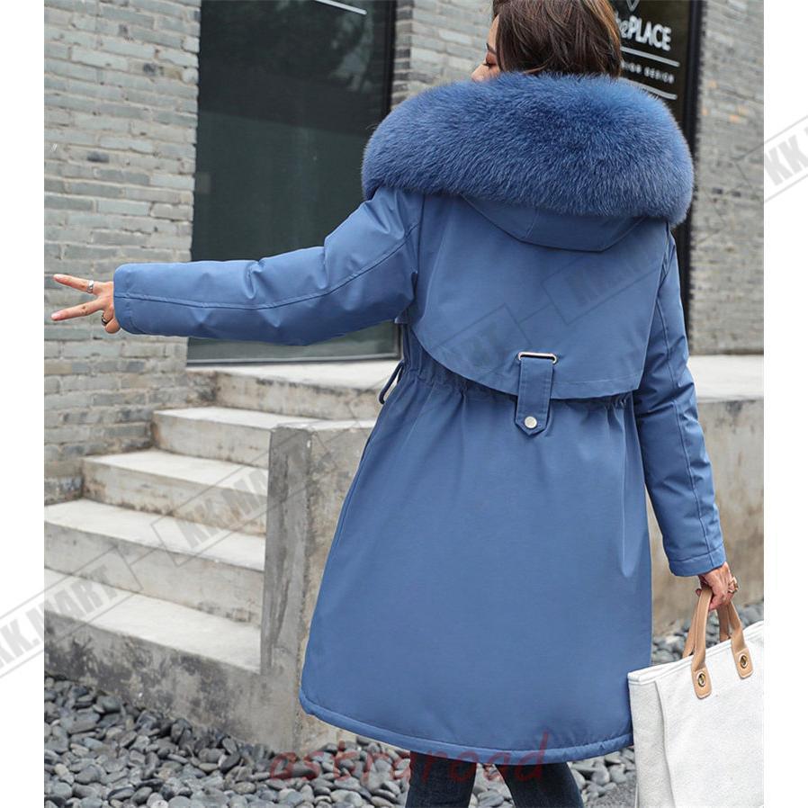 ダウンコート モッズコート レディース 冬服 暖かい 裏起毛 厚手 裏