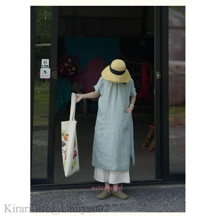 シャツワンピース ロングワンピース レディース ワンピース 水色 半袖