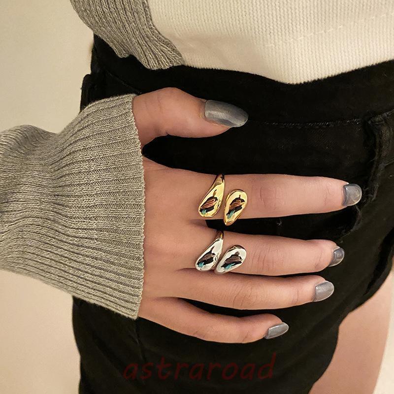 セール！ イオッセリアーニ ドロップリング　シルバー SILVER925 リング 指輪 ティアドロップ フリーサイズ シルバー925 金属