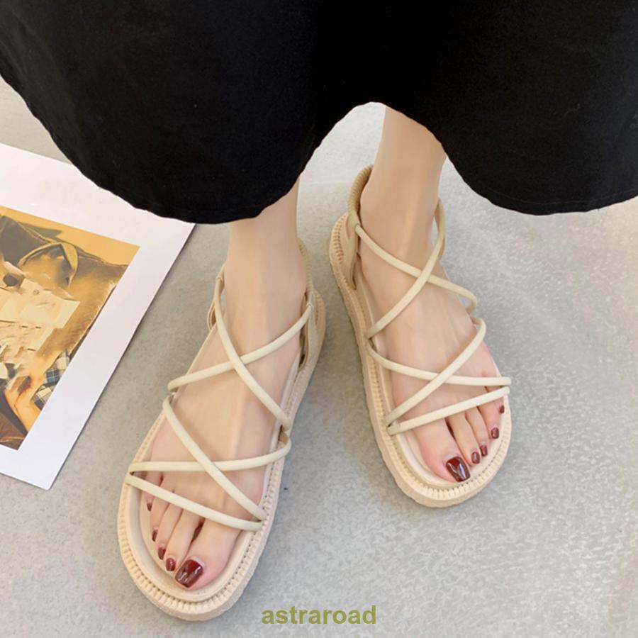 サンダル レディース 夏 ストラップ 厚底 2024春夏新作 通気性 韓国風