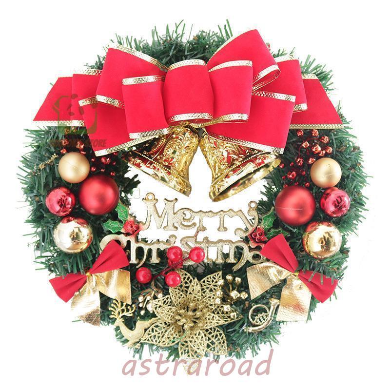 クリスマスリース クリスマス飾り付け 壁掛け飾り 玄関ドア 花 冬 