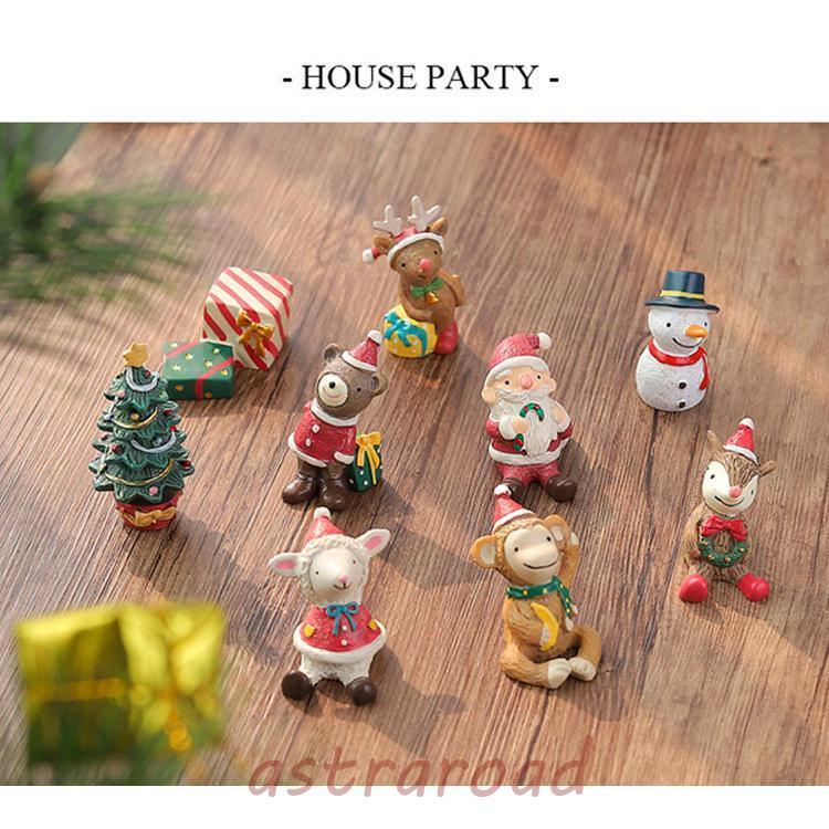 10点セット クリスマス 飾り クリスマス置物 サンタクロース人形