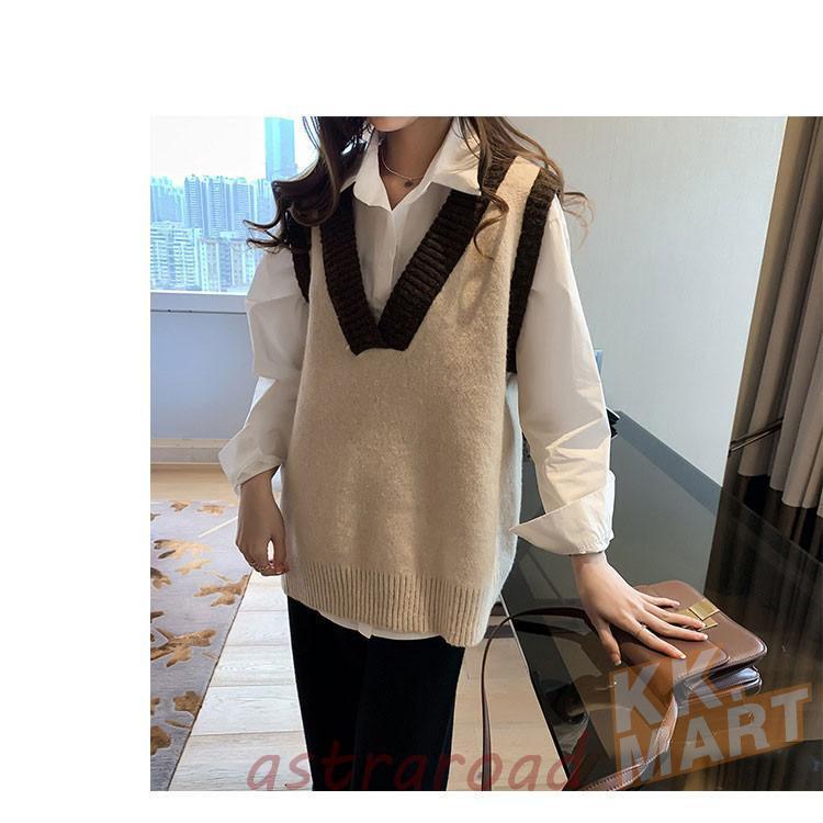 春秋冬 ニットベスト レディースニットベスト ビジネス セーター 春秋冬 ニットベスト レディースニットベスト ビジネス セーター