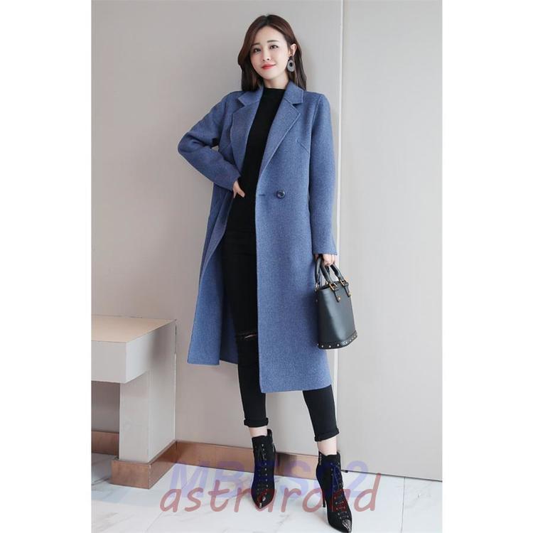 チェスターコート レディース 秋冬 厚手 オフィス ロングコート 冬