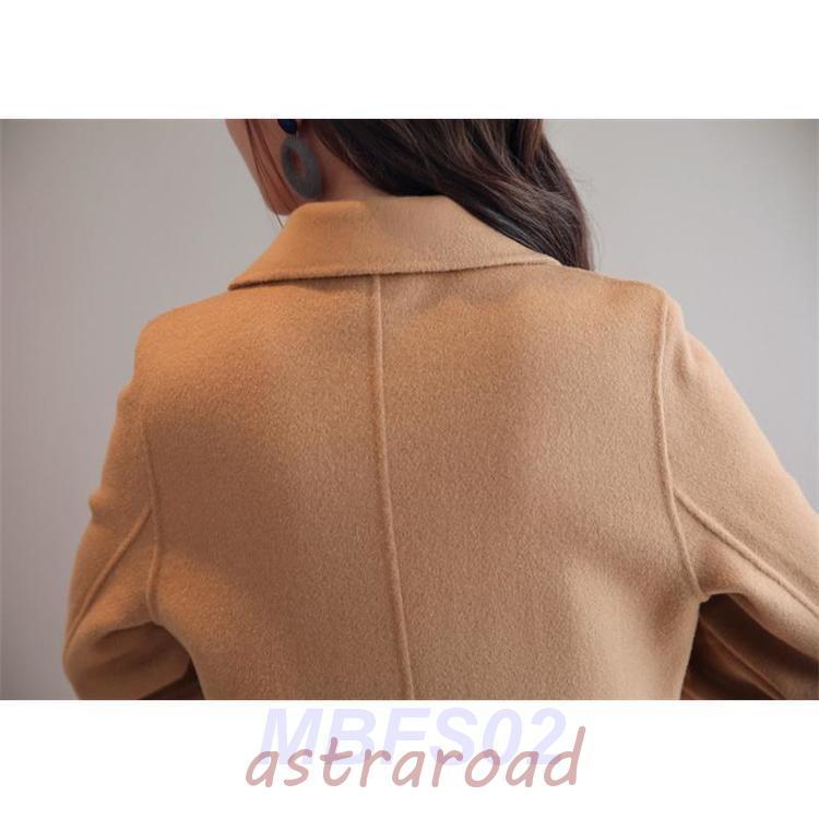 チェスターコート レディース 秋冬 厚手 オフィス ロングコート