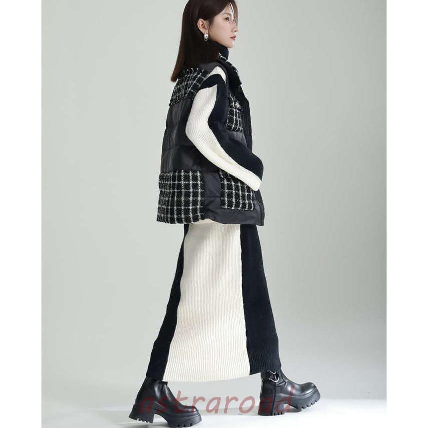 セットアップ レディース 秋冬 ニット ニットセーター ハイネック