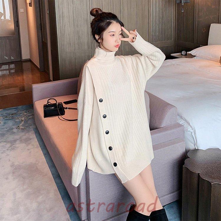 ニットセーター レディース 秋冬 長袖 セーター トップス 40代