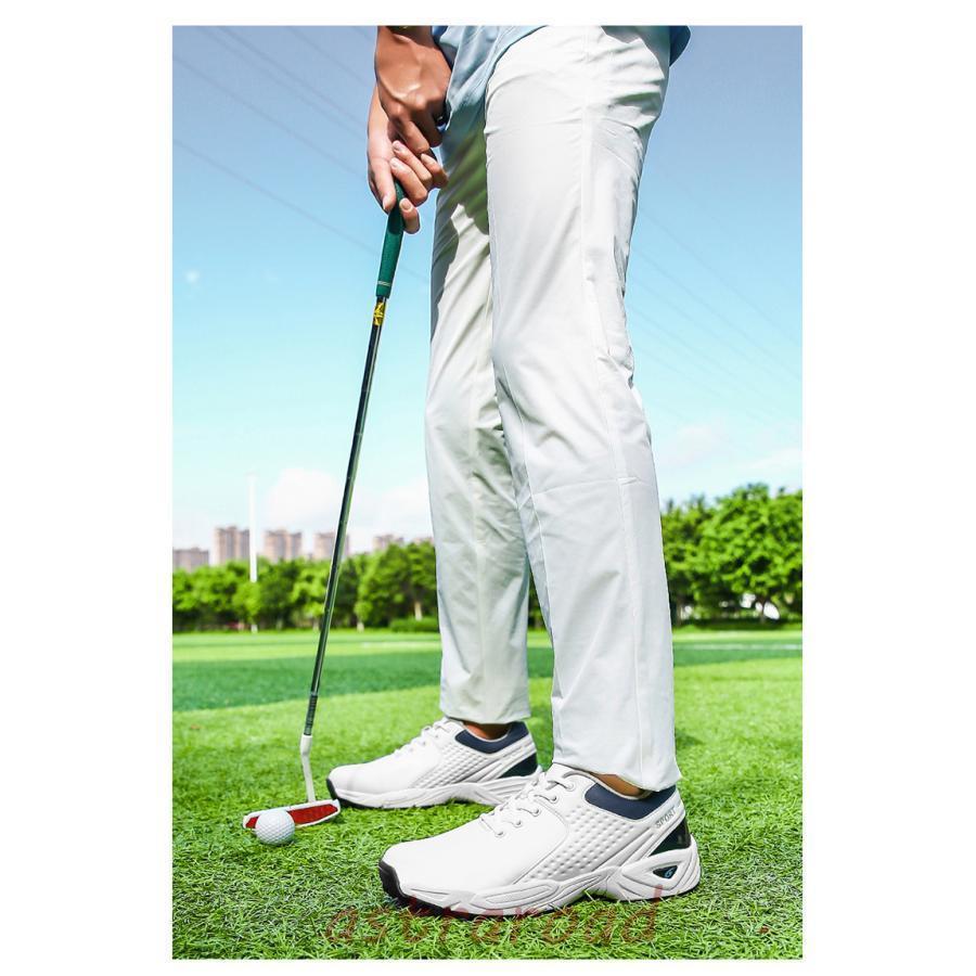 ゴルフシューズ メンズ スニーカー 大きいサイズ 幅広い ソフト