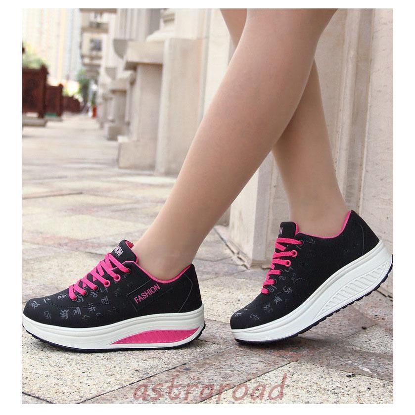 【✩】厚底婦人靴、普段履きのかわいいスタイル 厚底スニーカー レディース ダイエットシューズ おしゃれ