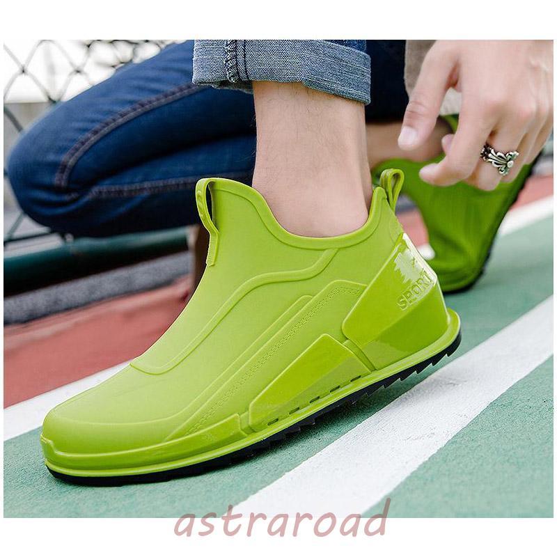 レインシューズ メンズ レインブーツ アウトドア 梅雨対策 雨靴 ラバー