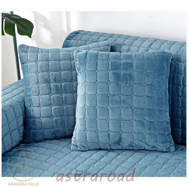 ソファーカバー ふわふわマルチカバー裏起毛 肘掛け 肘なし１人 2人 3人４人掛け用 クッションカバー 滑り止め おしゃれ 厚手 柔らかい 暖かい | ブランド登録なし | 18