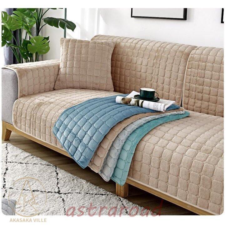 ソファーカバー ふわふわマルチカバー裏起毛 肘掛け 肘なし１人 2人 3人４人掛け用 クッションカバー 滑り止め おしゃれ 厚手 柔らかい 暖かい | ブランド登録なし | 04