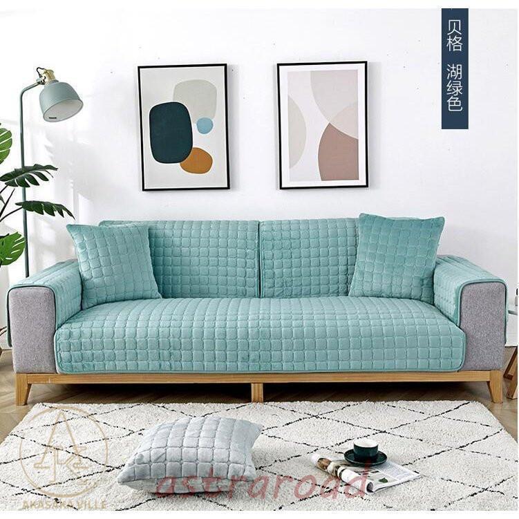 ソファーカバー ふわふわマルチカバー裏起毛 肘掛け 肘なし１人 2人 3人４人掛け用 クッションカバー 滑り止め おしゃれ 厚手 柔らかい 暖かい | ブランド登録なし | 06