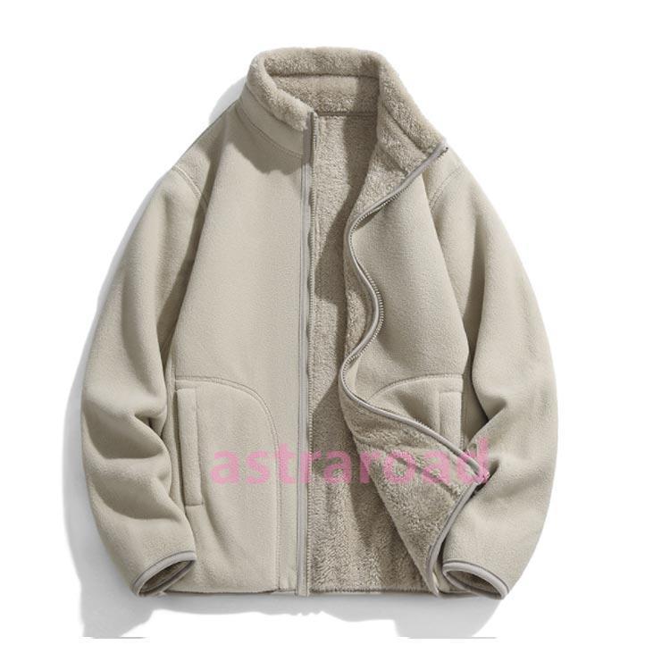 ボア ジャケット アウター レディース メンズ 秋冬 厚手 長袖