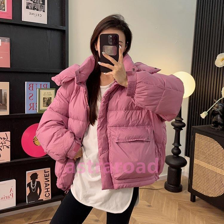 ダウンジャケット フードジャケット 軽量 レディース ダウン 暖か 韓国