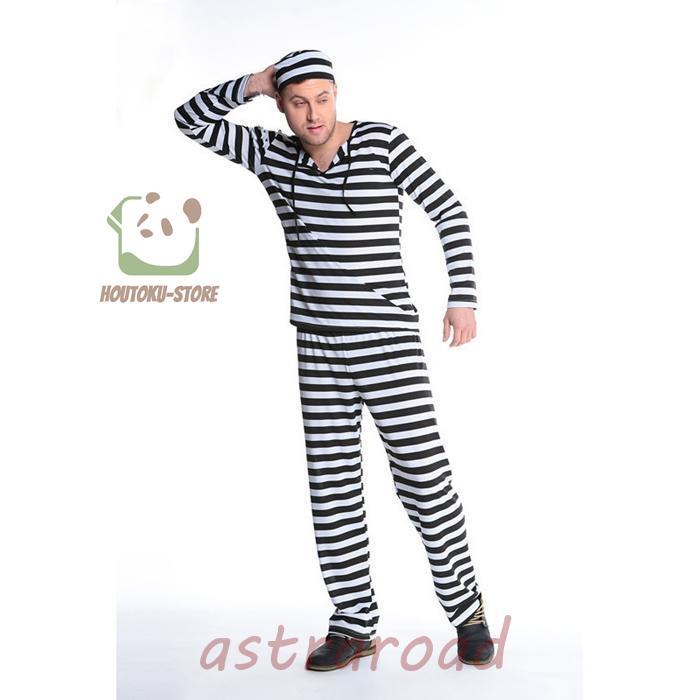 仮装 囚人 囚人服 プリズン 大人 女性 可愛い 大きいサイズ  レディース ハロウィン | ブランド登録なし | 04