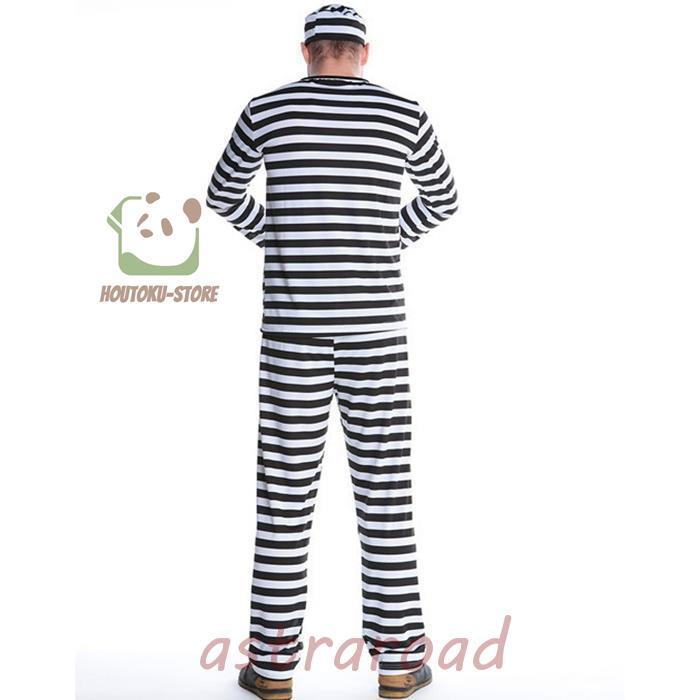 仮装 囚人 囚人服 プリズン 大人 女性 可愛い 大きいサイズ  レディース ハロウィン | ブランド登録なし | 05