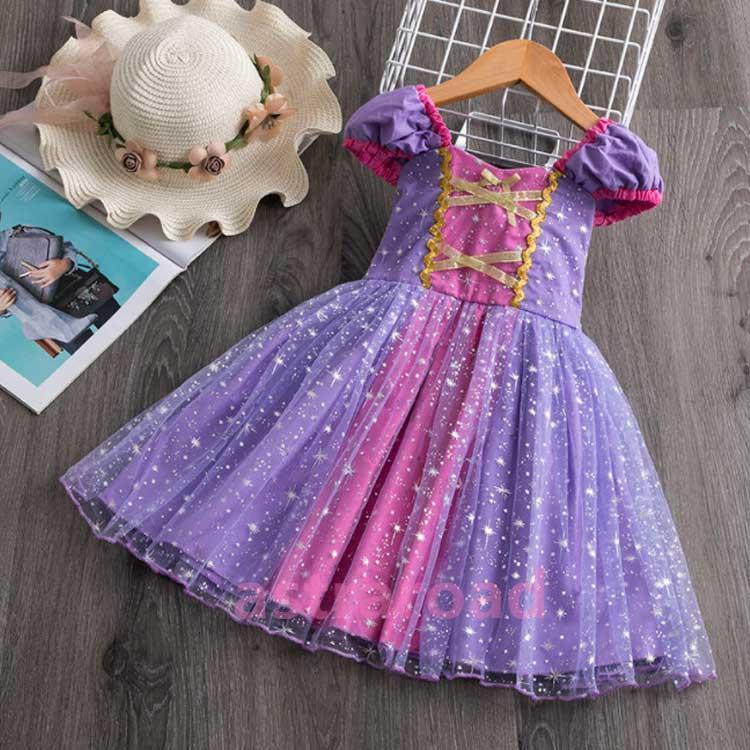 プリンセスドレス 子供用 キッズ キッズワンピース  七五三 祝い コスプレ コスチューム プリンセス 子供 ドレス  仮装 衣装 |  | 02