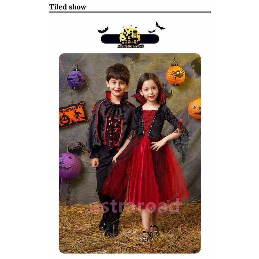 衣装 子供  コスプレ 髪飾り付き こども 魔女 ワンピース バンパイア  衣装 子供 コスプレ コスチューム トップス ズボン |  | 07
