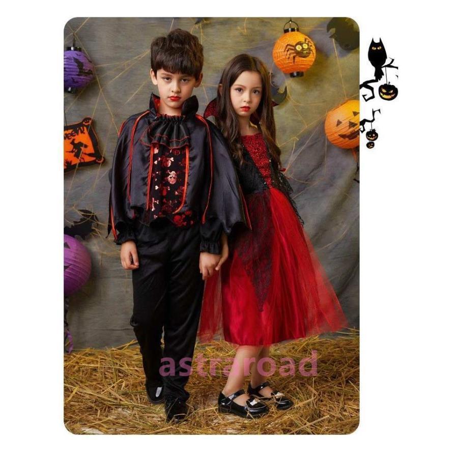 衣装 子供  コスプレ 髪飾り付き こども 魔女 ワンピース バンパイア  衣装 子供 コスプレ コスチューム トップス ズボン |  | 09