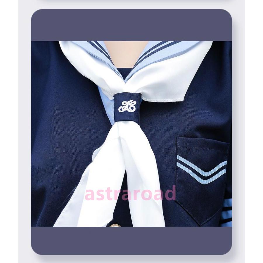 爆買 半袖/長袖 セーラー服 制服 3点セット コスプレ 上下セット 衣装