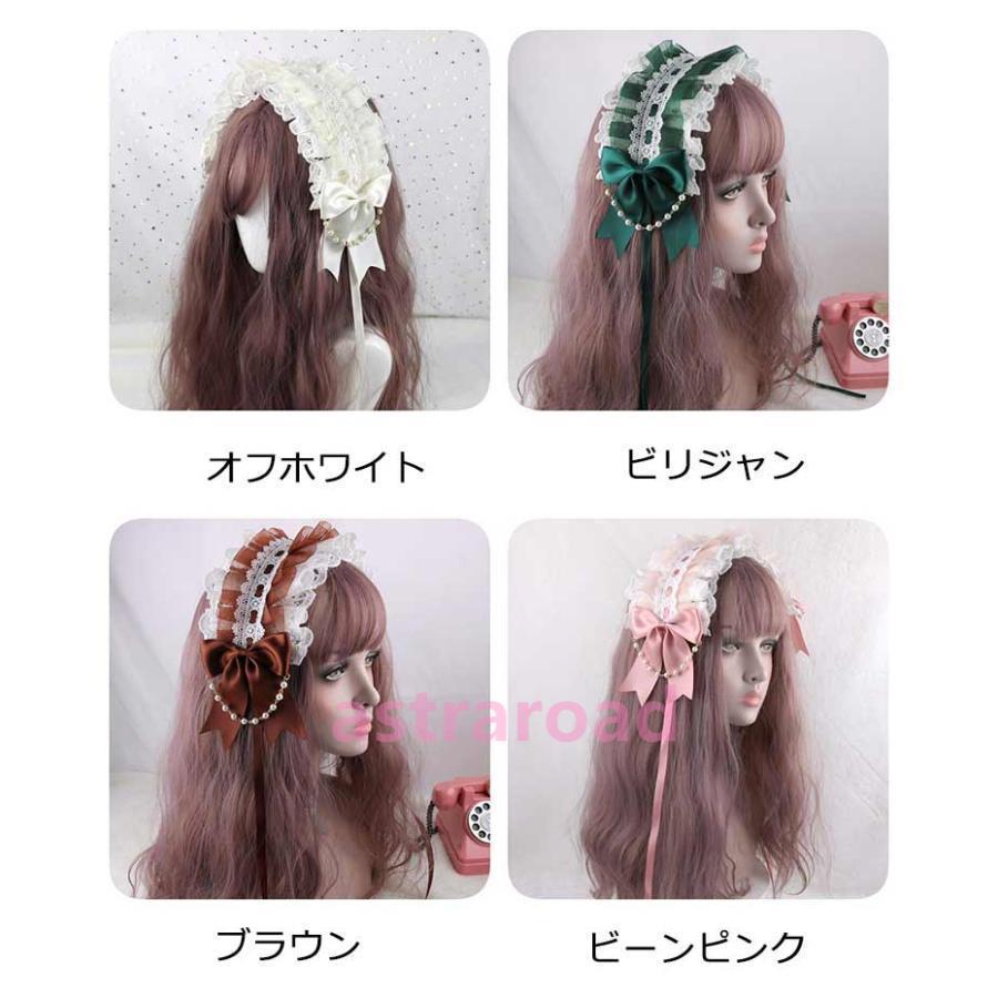 クリップ型ヘッドドレス ヘッドドレス こども ロリィタ ロリータ