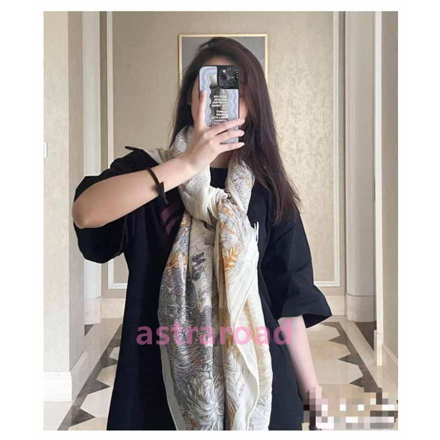 春夏 レディース 大人 ストール スカーフ 130×130cm おしゃれ ペイズリ