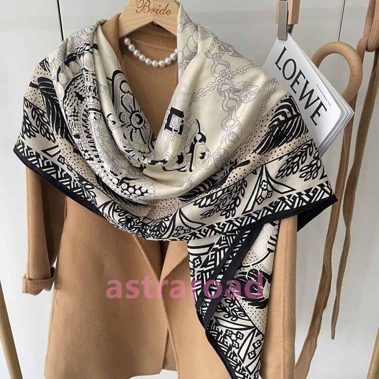 春夏 レディース 大人 ストール スカーフ 130×130cm おしゃれ ペイズリ柄 モノトーン バイカラー バンダナ柄 上質 高級 秋冬 大判ストー 春夏 レディース 大人 ストール スカーフ 130×130cm おしゃれ ペイズリ