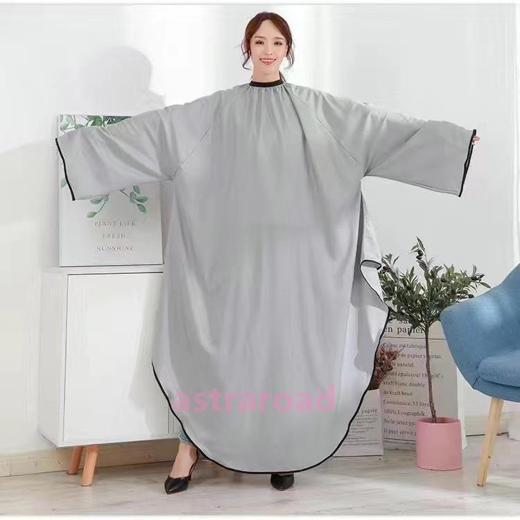 爆買 散髪ケープ ヘアエプロン 袖付き 染髪ケープ カットクロス ケープ